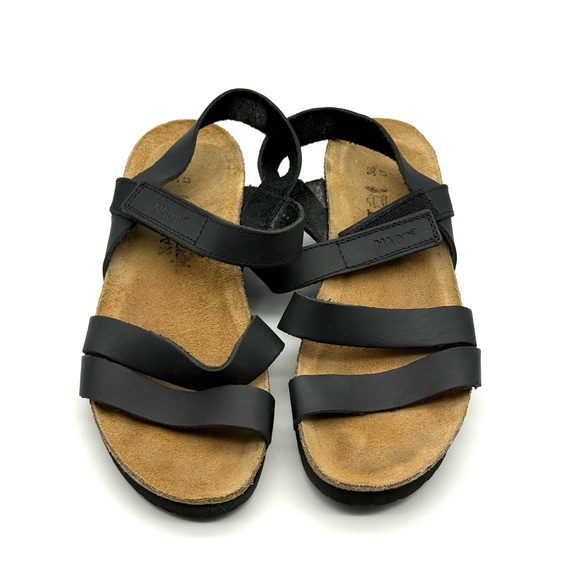 NAOT Kayla Wedge Sandals Strappy Black EU 36 - Picture 2 of 15